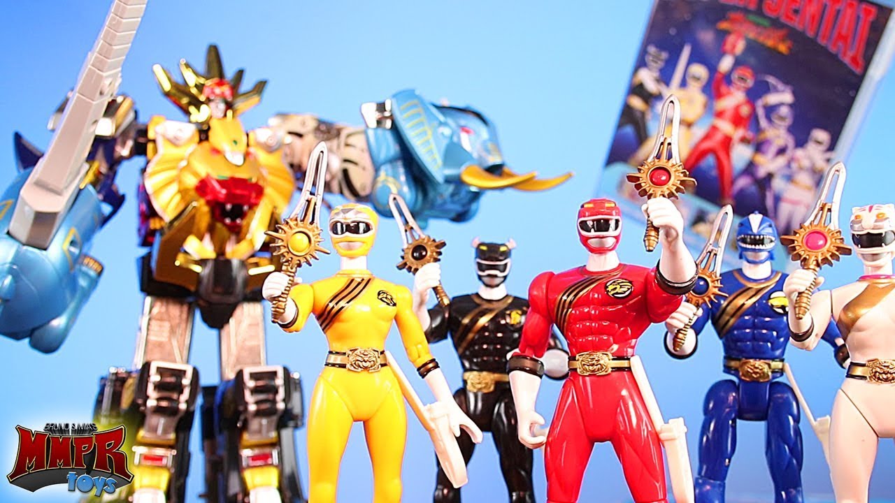 Favorite Power Rangers Wild Force Megazord Toy Review! (Gaoranger DVD)