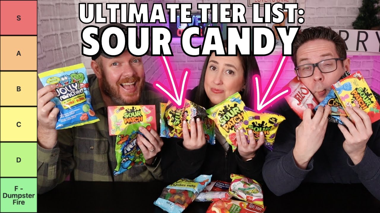 The ULTIMATE Sour Candy Tier List!