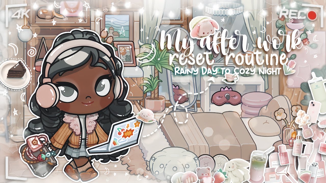 My After Work reset Routine || ASMR👄 || Aesthetic✨️ || Avatar World 
