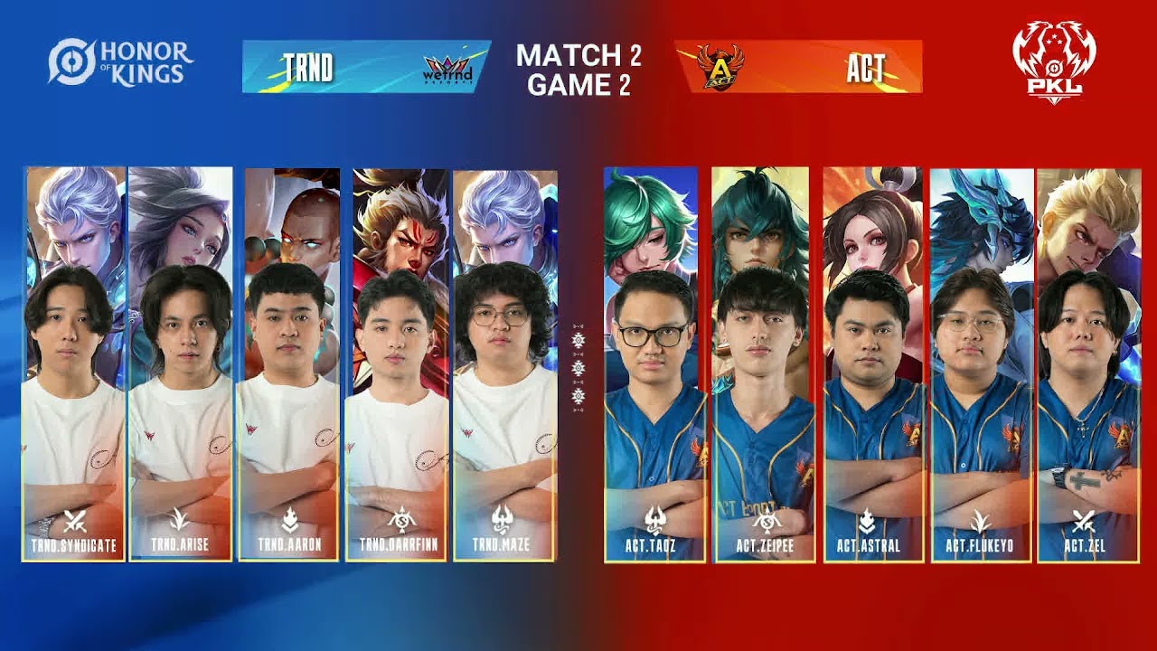 Philippine Kings League Fall Season | A.C.T. Esports Club vs WETRND Esports Game 2