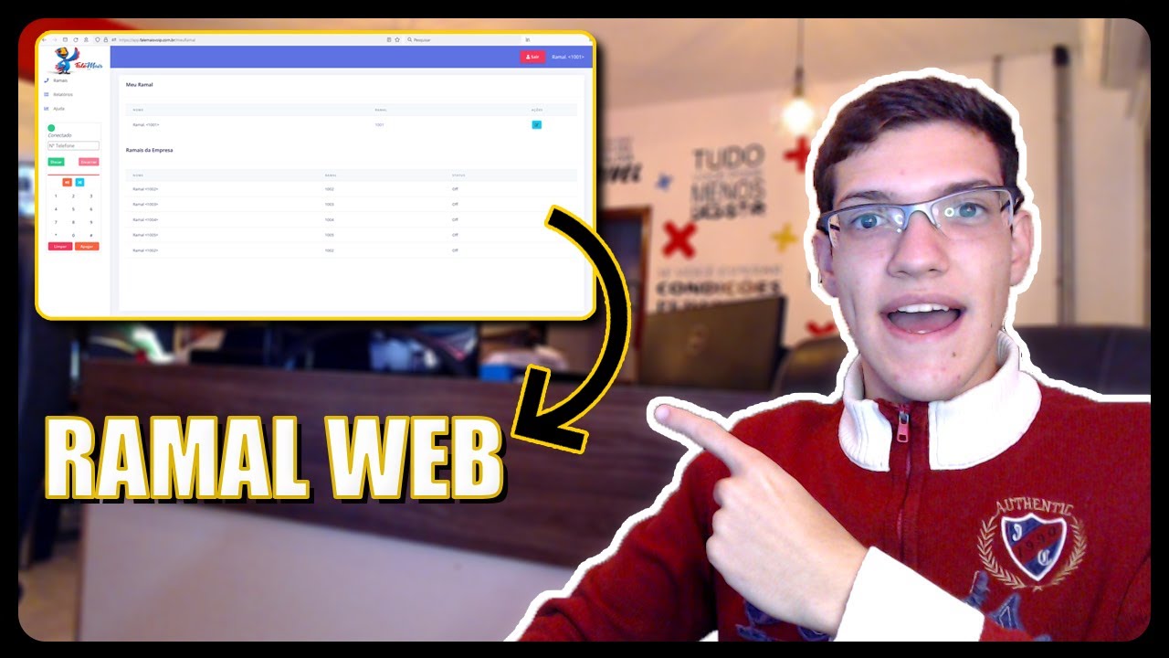 Ramal Web ou Telefone Web - Aula 08