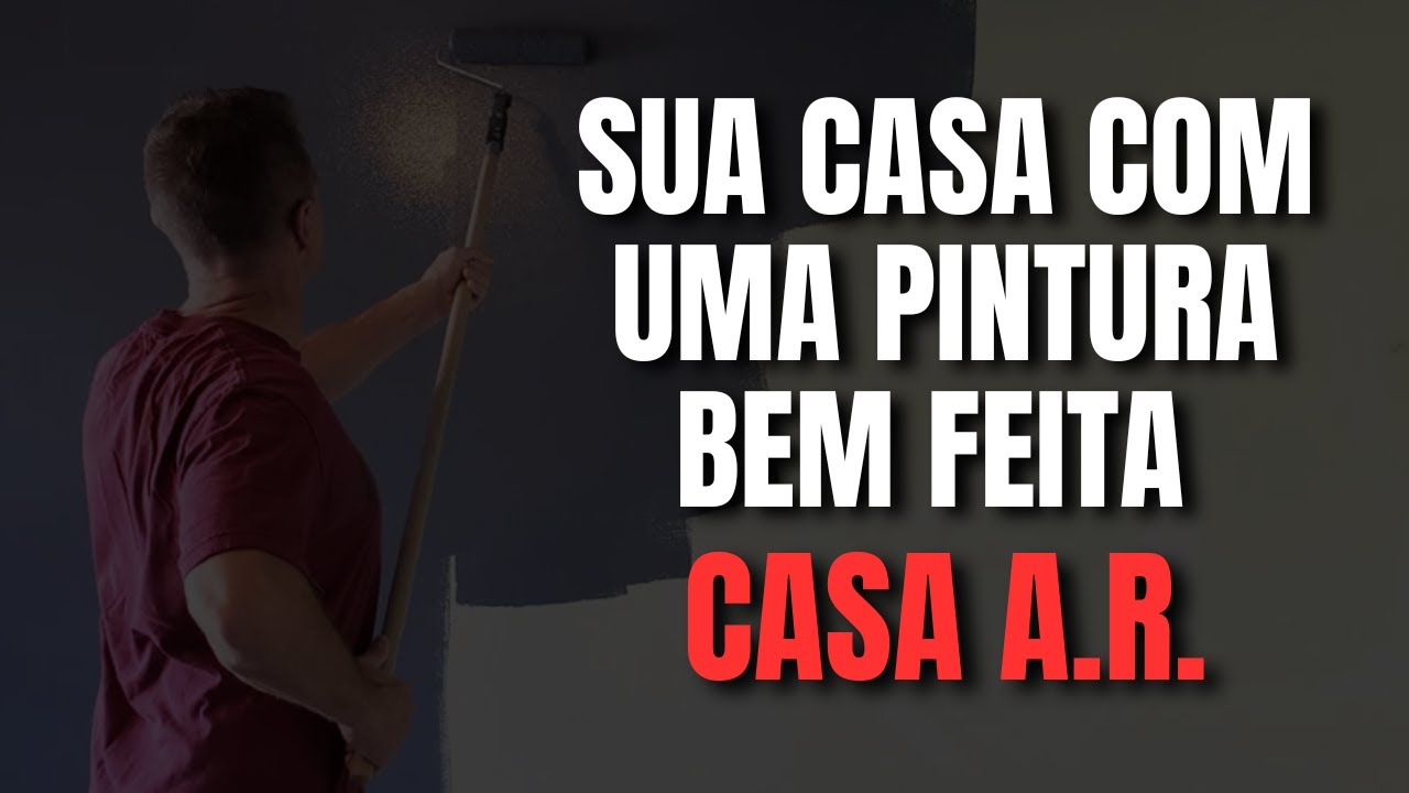 Pintura Bem Feita na Reta Final da Casa A.R. – Detalhes que Fazem Diferença!