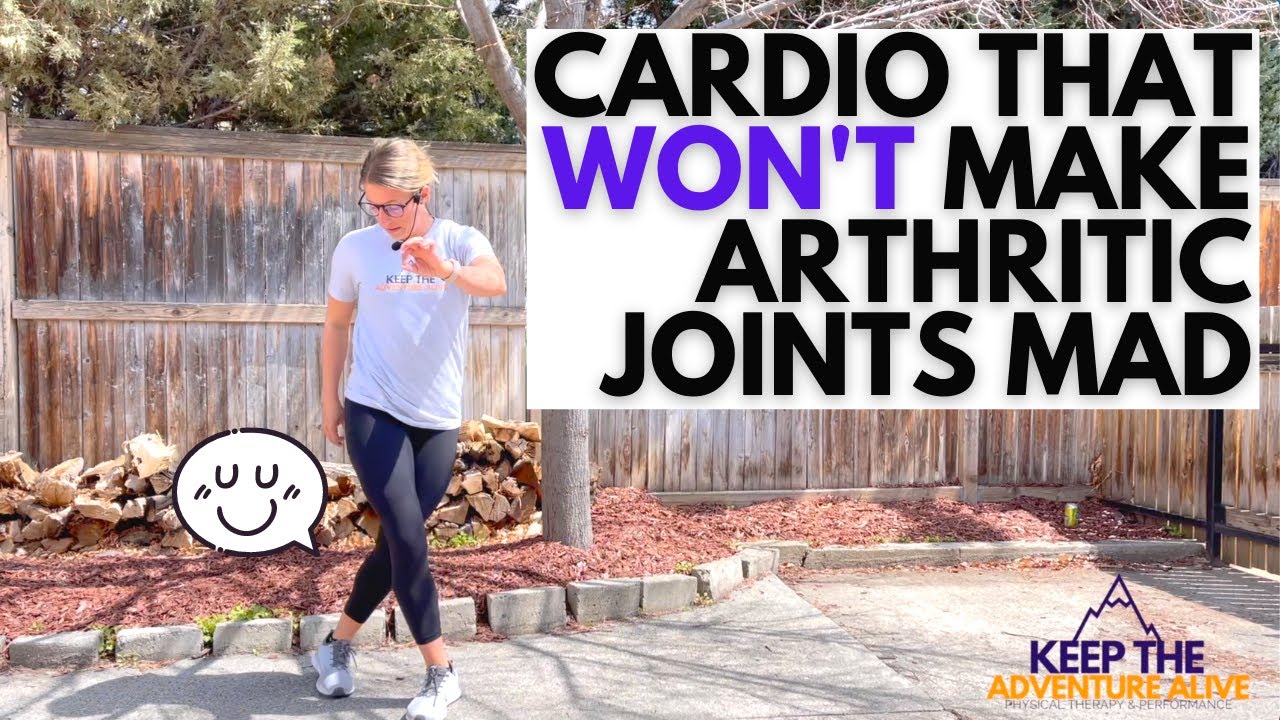 No equipment, cardio workout that is NICE TO YOUR JOINTS! | Dr. Alyssa Kuhn