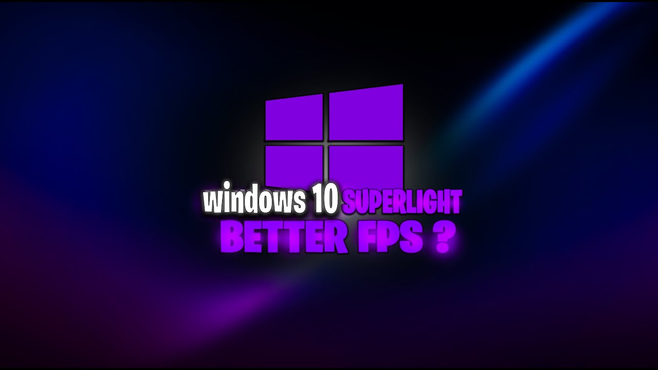 Exclusively the fastest Windows version ever 🤯 | WINDOWS 10 SUPERLIGHT SE 🔥 (FPS +999)