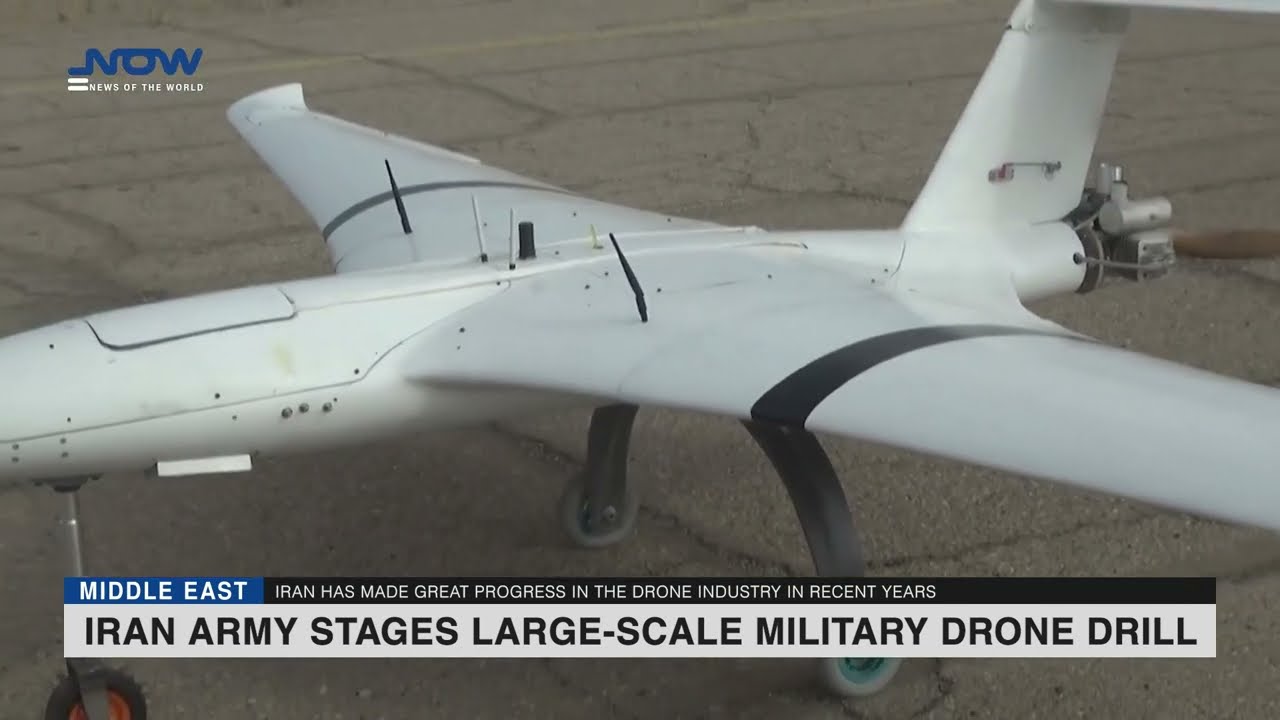 Iran Army stages large scale military drone drill across country