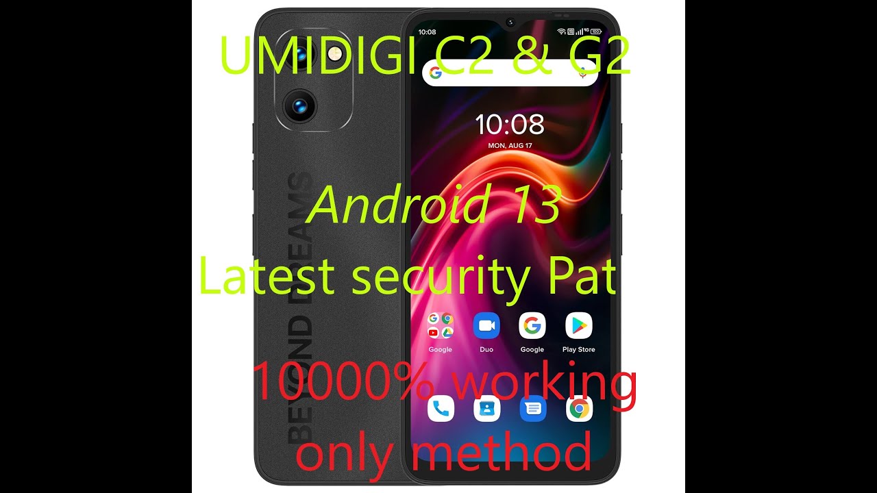 UMIDIGI C2 G2 GOOGLE ACCOUNT UNLOCK frp bypass Android 13 (latest 1000% only Method) by unlocktool