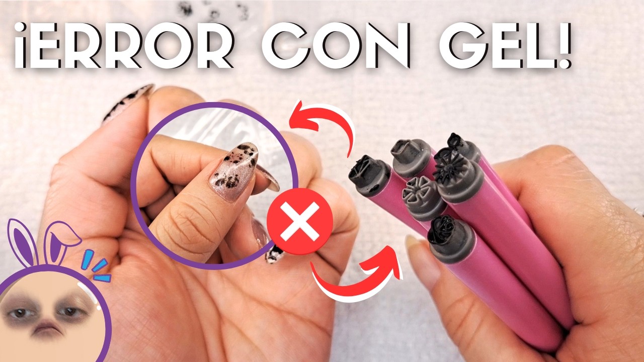 😭 Intent&eacute; usar CARIMBOS de TEMU con gel directo en las u&ntilde;as &iquest;Fall&oacute;?