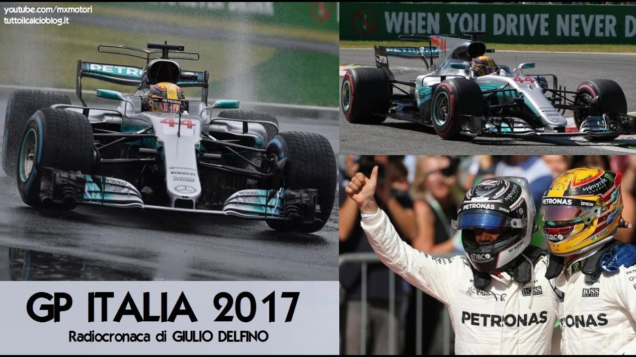 Gp ITALIA 2017 - Radiocronaca di Giulio Delfino - LEWIS HAMILTON pole 69 e vittoria a MONZA