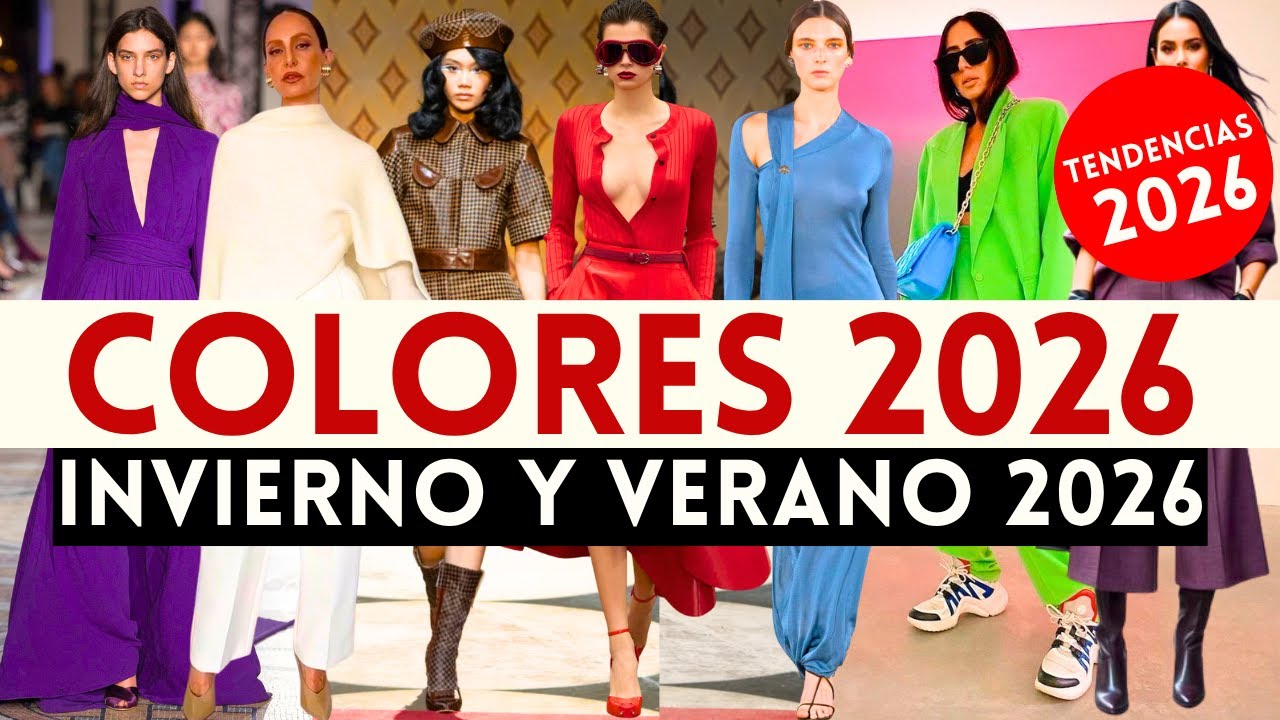 🔴¡10 COLORES TENDENCIA PARA EL INVIERNO Y VERANO 2026! | Mia Moda