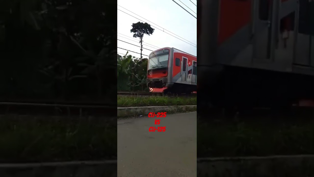 KRL CLI 225 VS CLI 125 : INKA vs CRRC #krlcommuterline #krl #shorts #trending #keretaapi