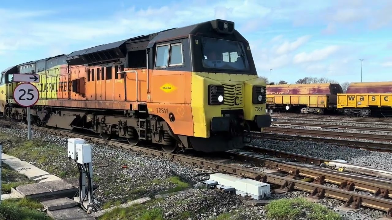 Westbury rail freight activity Monday 2nd March 2026
