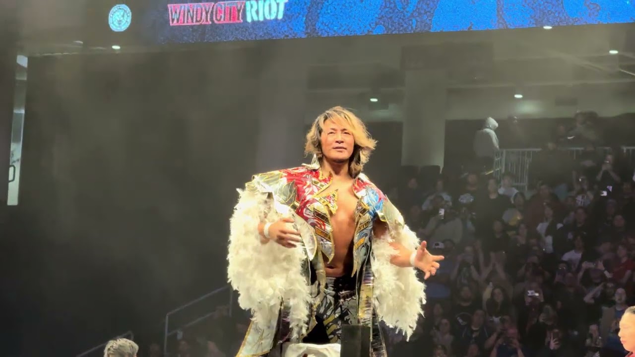 Hiroshi Tanahashi's Final US Entrance at NJPW: Windy City Riot 2025 [Live Crowd Reactions]