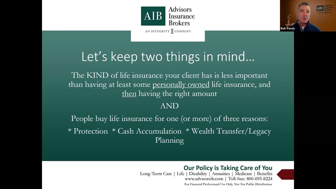 Life Insurance 101 - Why Life Insurance is Like a Pizza! - 2026 AIB Sales Series Webinar