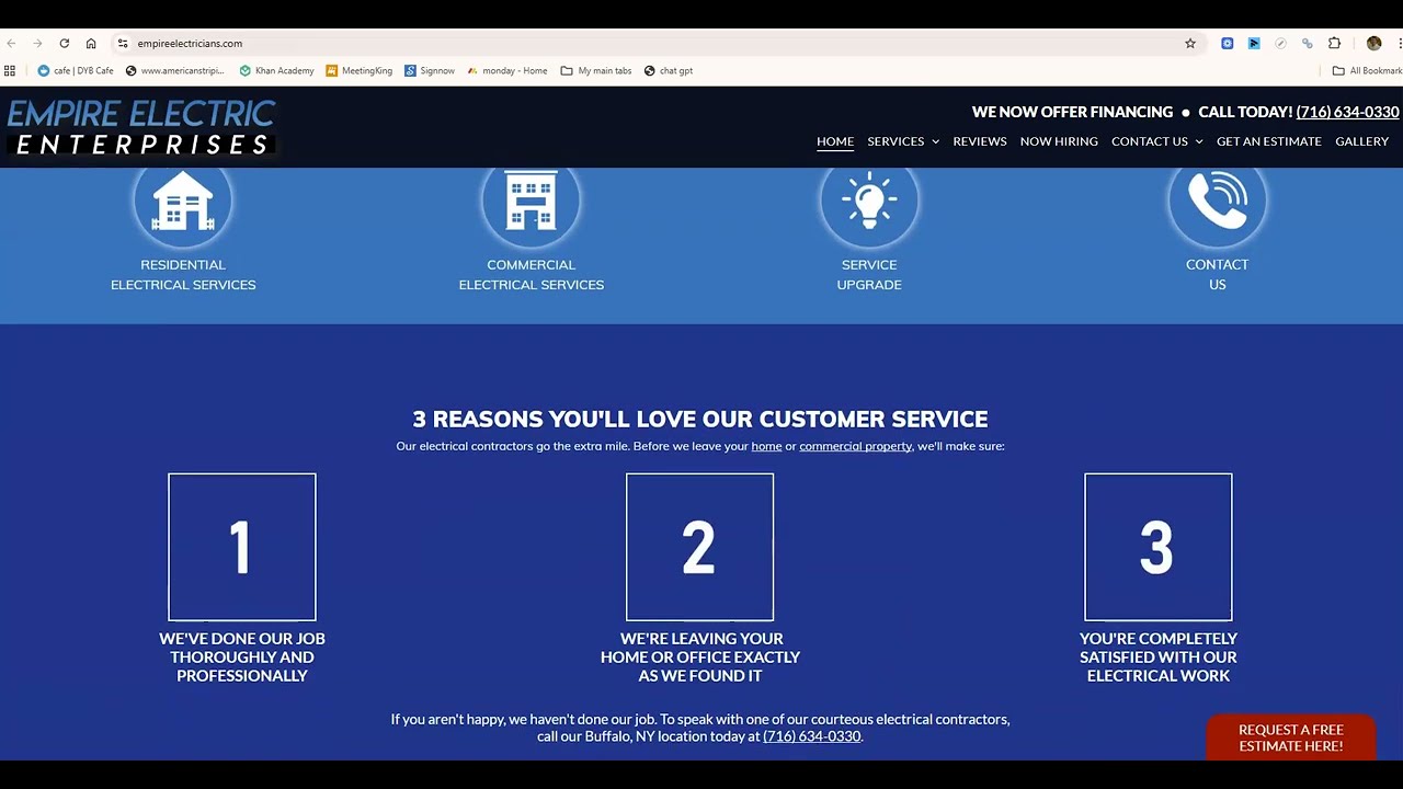 Electrician SEO & Google Business Profile Optimization | Buffalo NY – Torchia Electric
