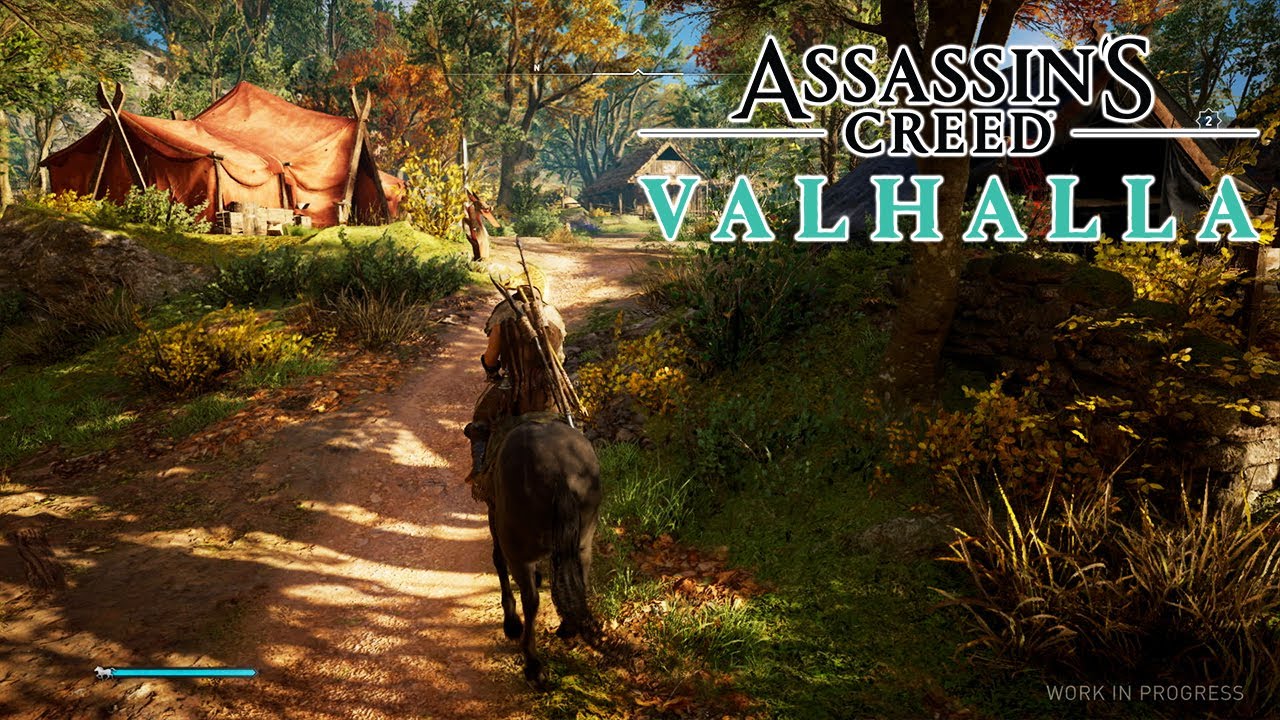 Игровой процесс Assassin's Creed Valhalla &mdash; исследование поселения, новые тайны (игровой процесс ...