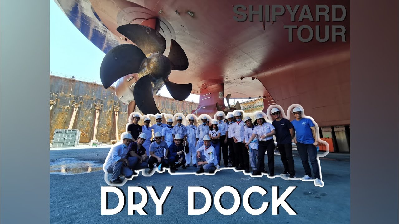 LARGEST CRUISESHIP: DRY DOCK shipyard tour