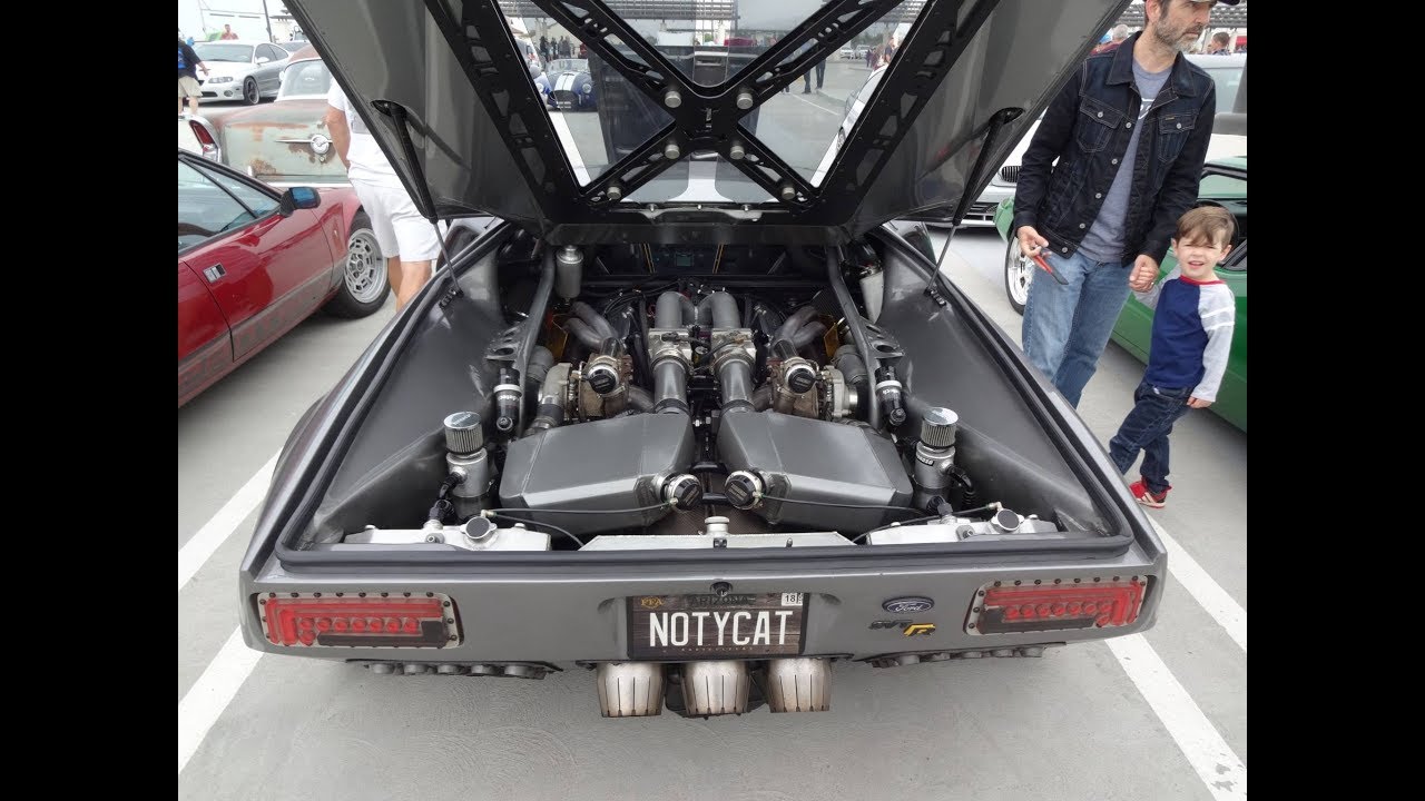 【2000ps】 De Tomaso Pantera Twin turbo in California USA