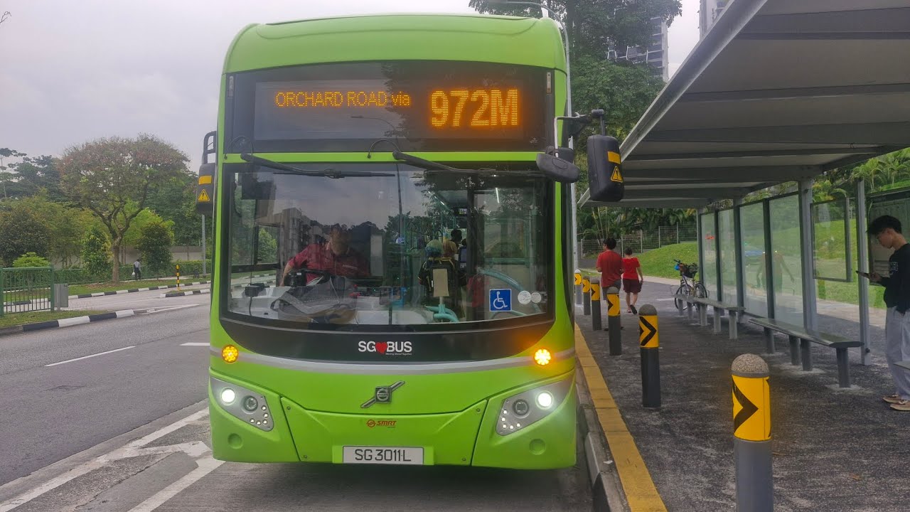 SMRT Bus Service 972M Volvo B5LH SG3011L