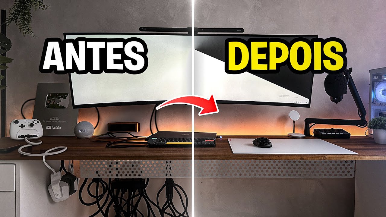 COMO ESCONDER OS CABOS DO SEU SETUP