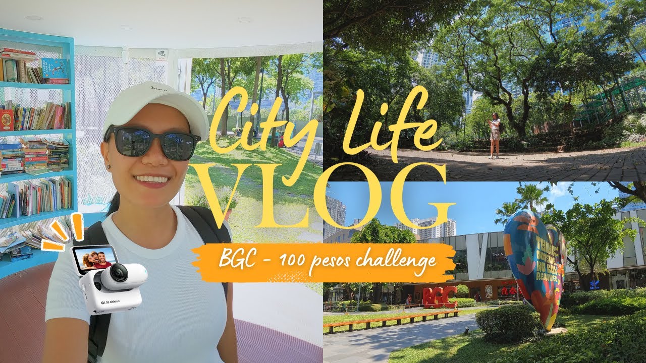 Exploring BGC 🌇 + 100 pesos BUDGET 💸 things to do (FREE)!!!