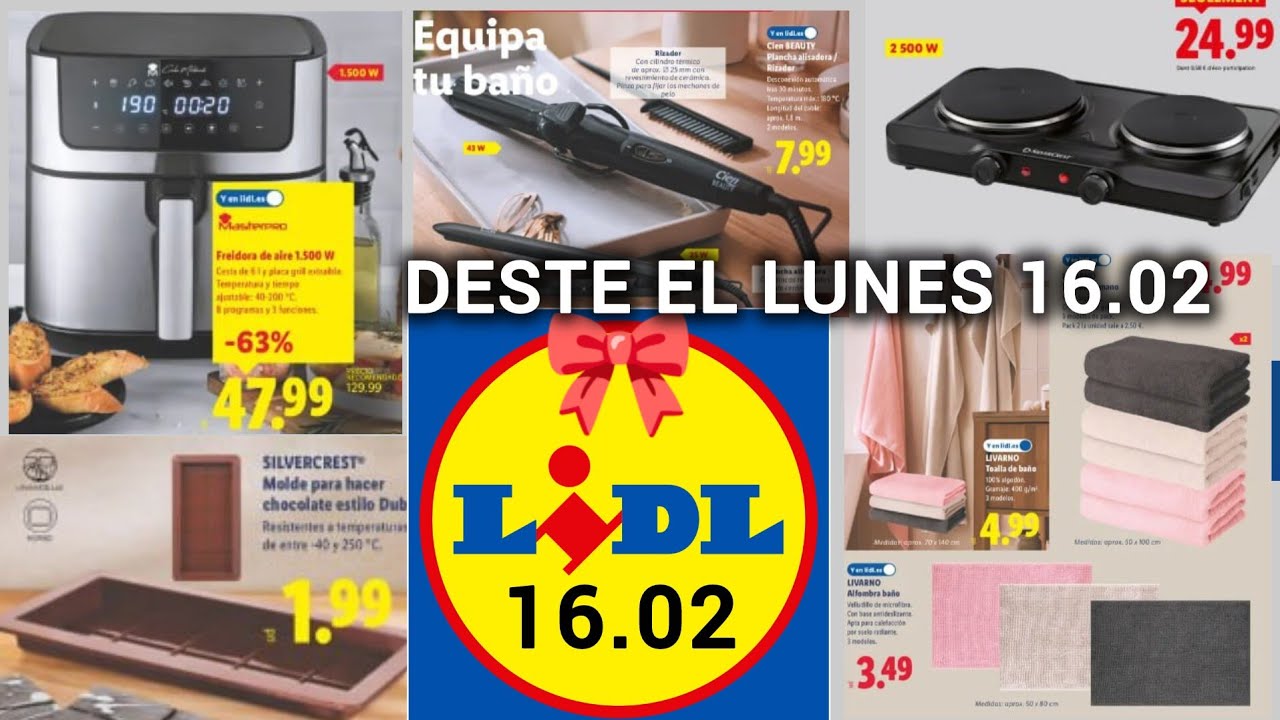 ⭐ LIDL CATÀLOGO BAZAR TEXTIL 16.02 ⭐ NUEVO PROMOCIÓN DE LLEGADA #lidlespaña #lidl #bazar