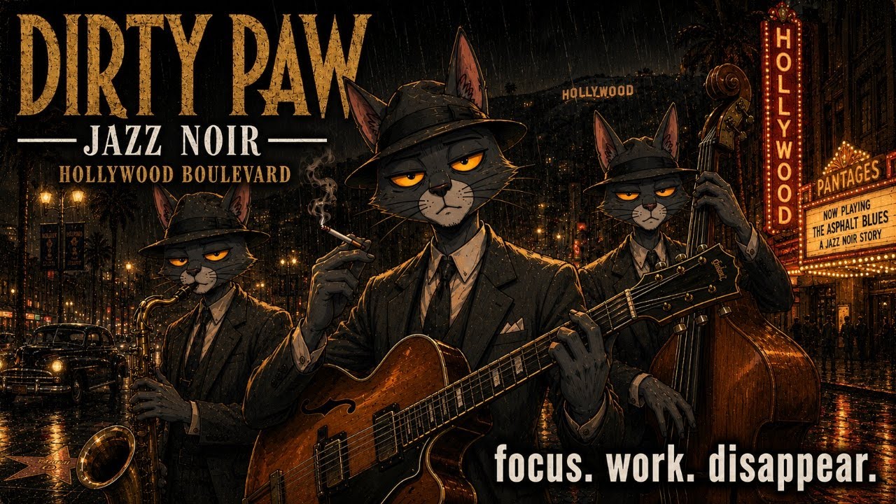Classy Jazz for Late Night Creative Work | Hollywood Vibes