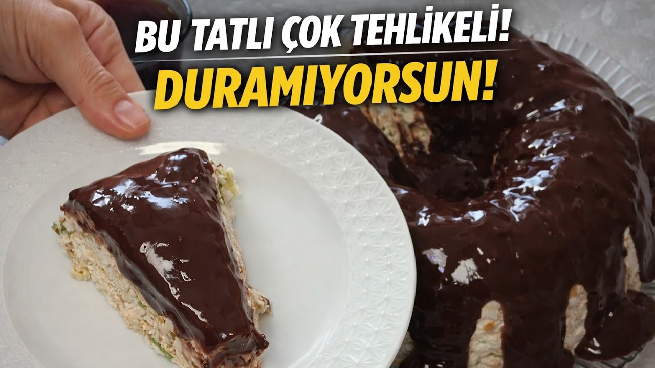 Çikolata Soslu Parfe | 10 Dakikada Pratik Tatlı 
