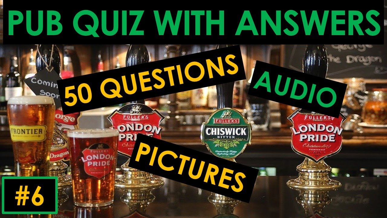 #6 LOCKDOWN PUB QUIZ. Music, Picture and Connection rounds.