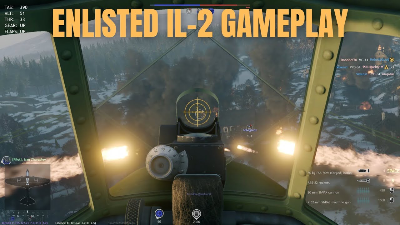 Enlisted - IL-2 (1941) Pilot Provides Close Air Support