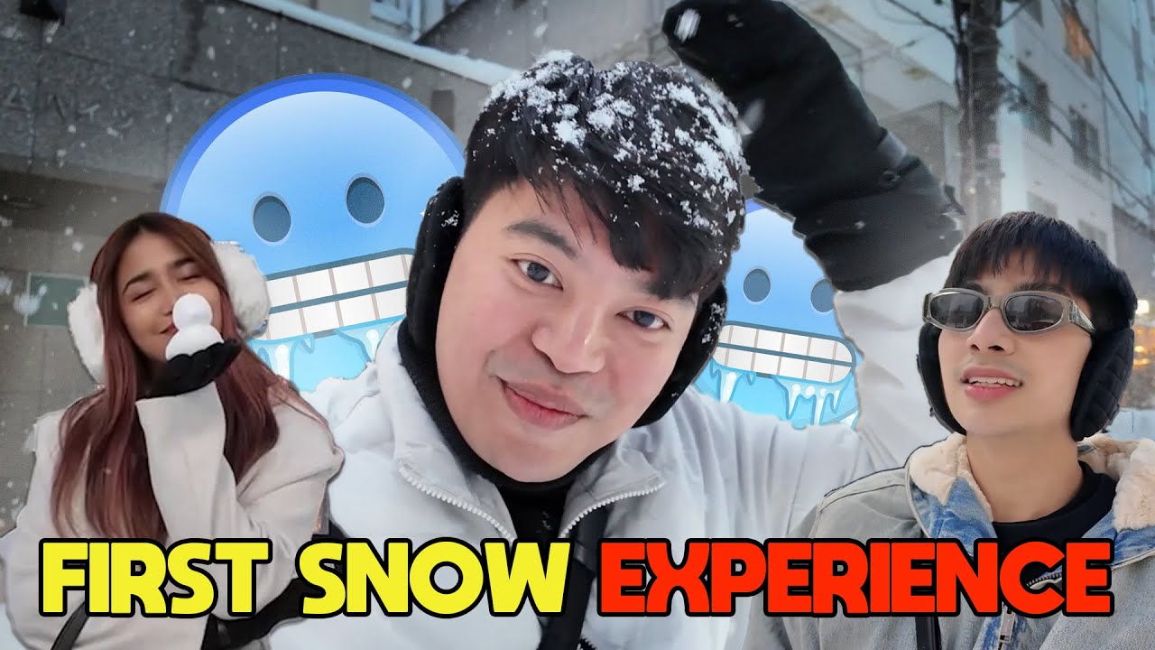 First Snow Experience! (Snow Festival Sapporo)