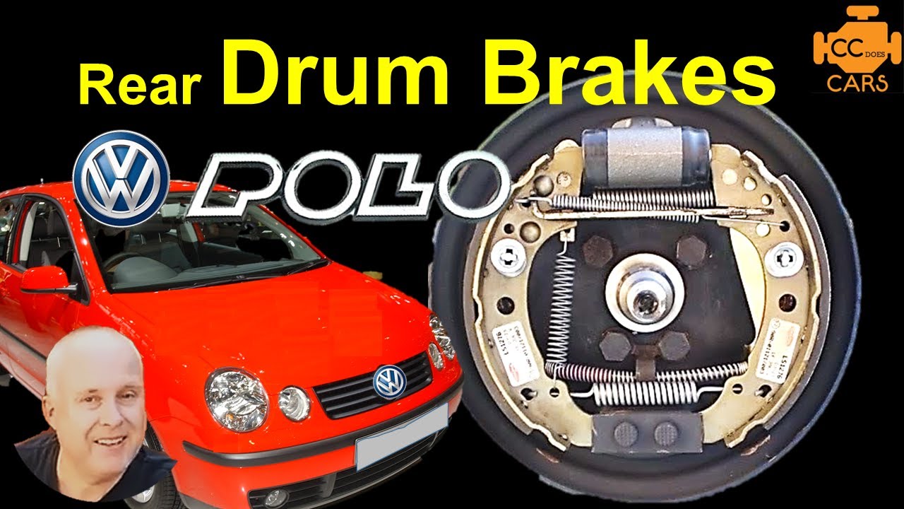 Замена задних тормозных колодок VW Polo — барабанные тормоза Polo
