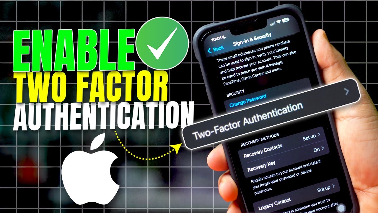 How to Enable Two-Factor Authentication for Apple ID on iPhone | Apple ID Security Settings