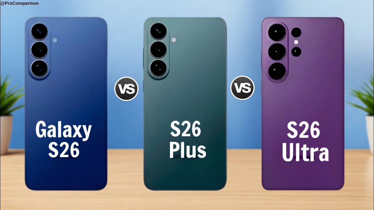 Samsung Galaxy S26 vs Samsung Galaxy S26 Plus vs Galaxy S26 Ultra || Full Comparison 