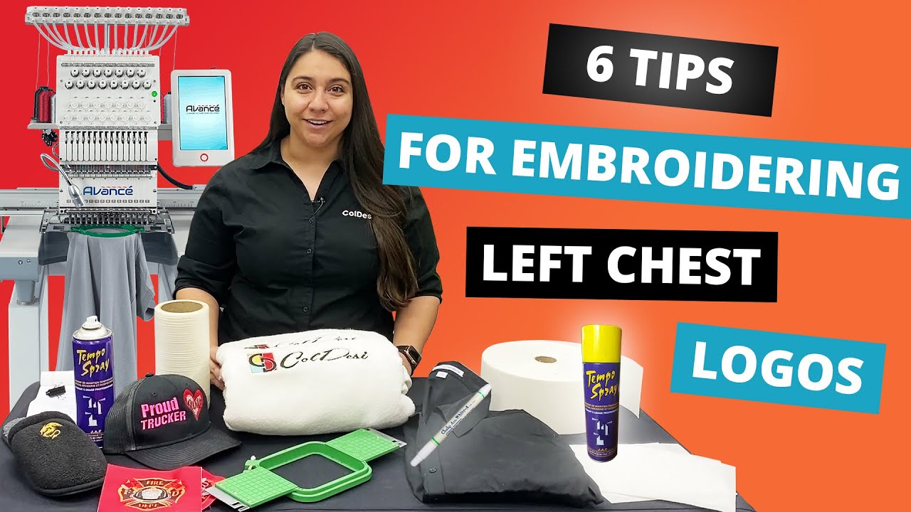 6 Tips for Embroidering Left Chest Logos