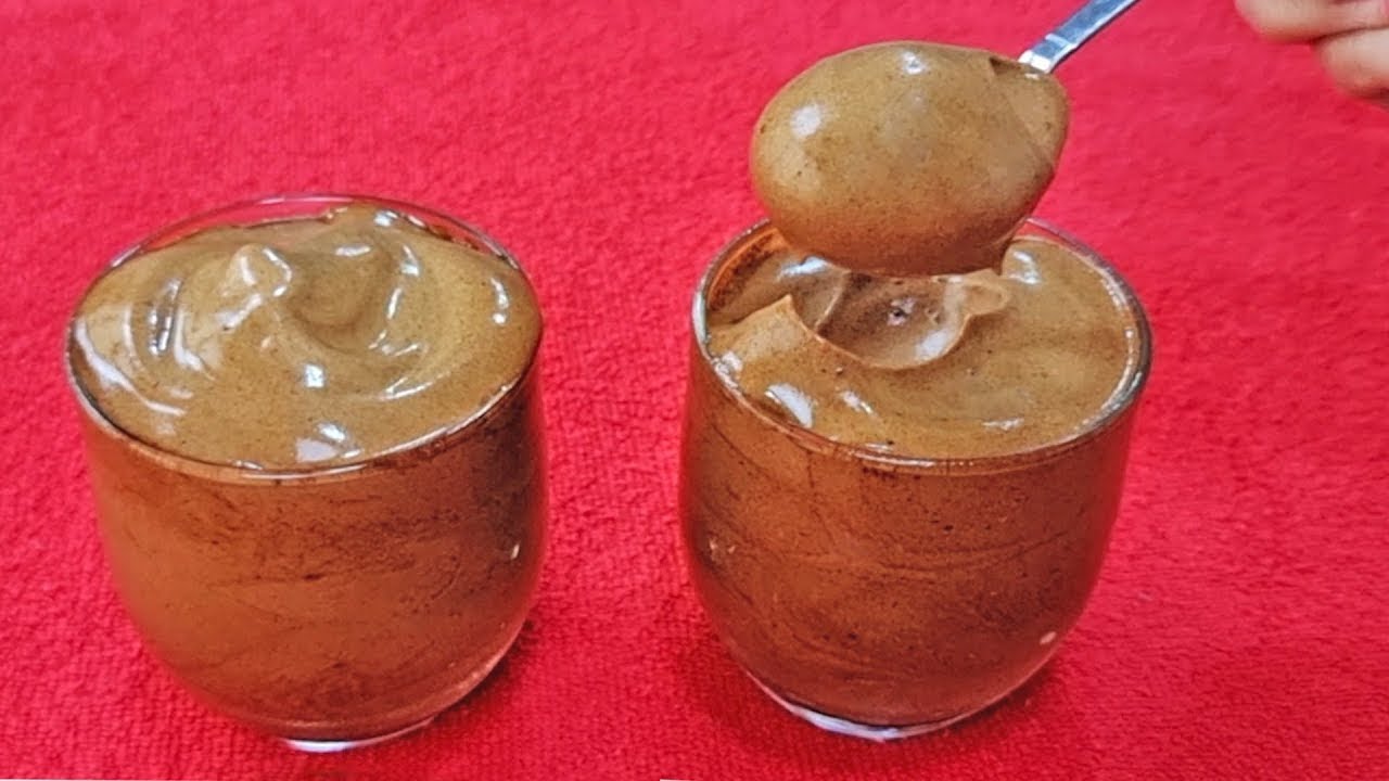 Only 3 INGREDIENTS! - NO SUGAR, FAT or MILK - Easy, LOW CALORIE and Healthy - Delicious!