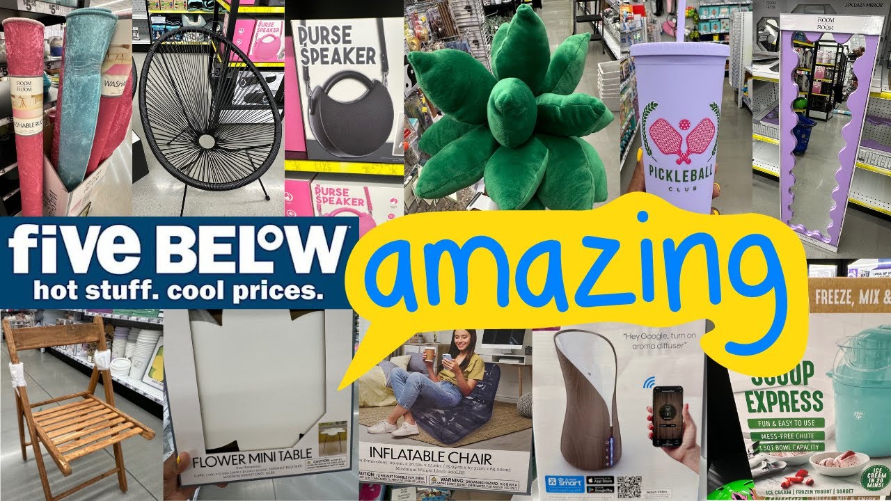 NEW!!! FIVE BELOW BEST INVENTORY EVER | COME BROWSE WITH ME #FIVEBELOW #DORMDECOR #SUMMER2024