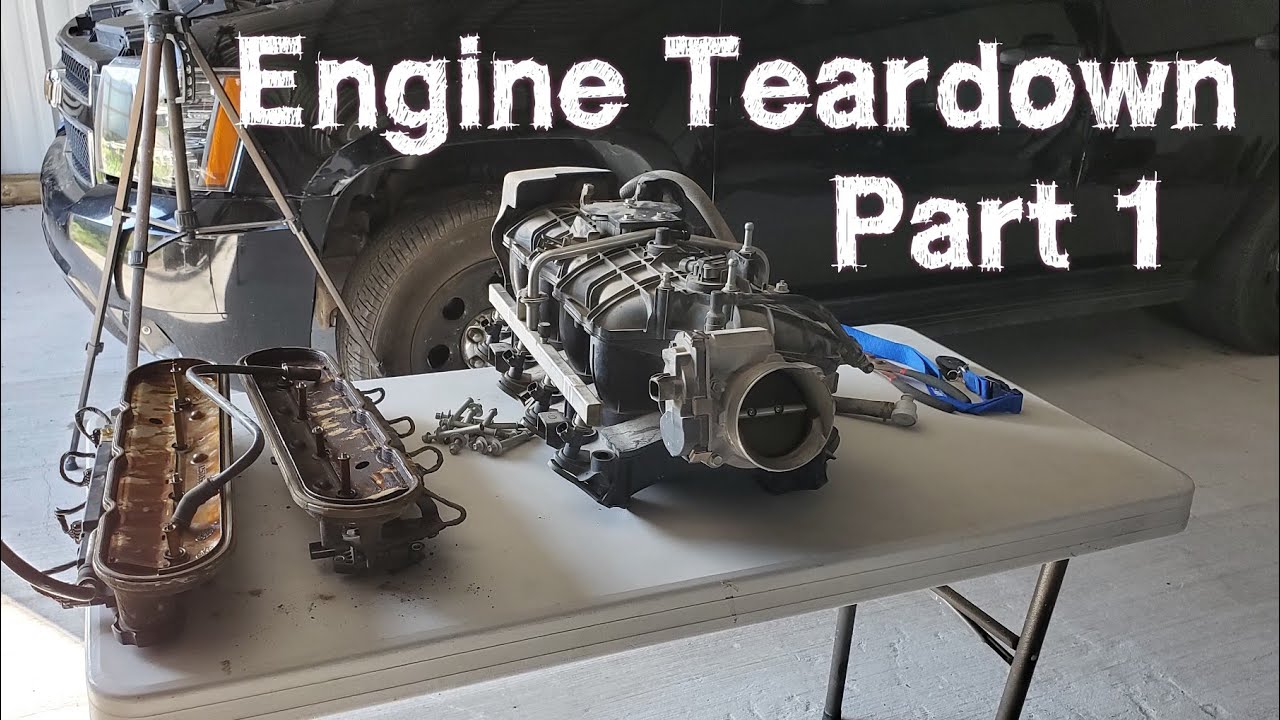 CHEVY LS 5.3 Engine Teardown | Removing Intake, Harness and Coils