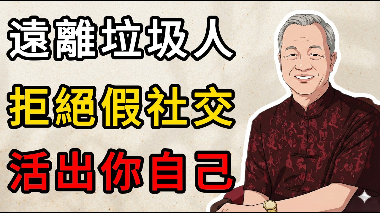 曾仕強：人到中年最大的覺醒：遠離無效社交，拒絕無謂爭辯 #人生智慧 #命理 #哲學 #曾仕強 #易經 #正能量