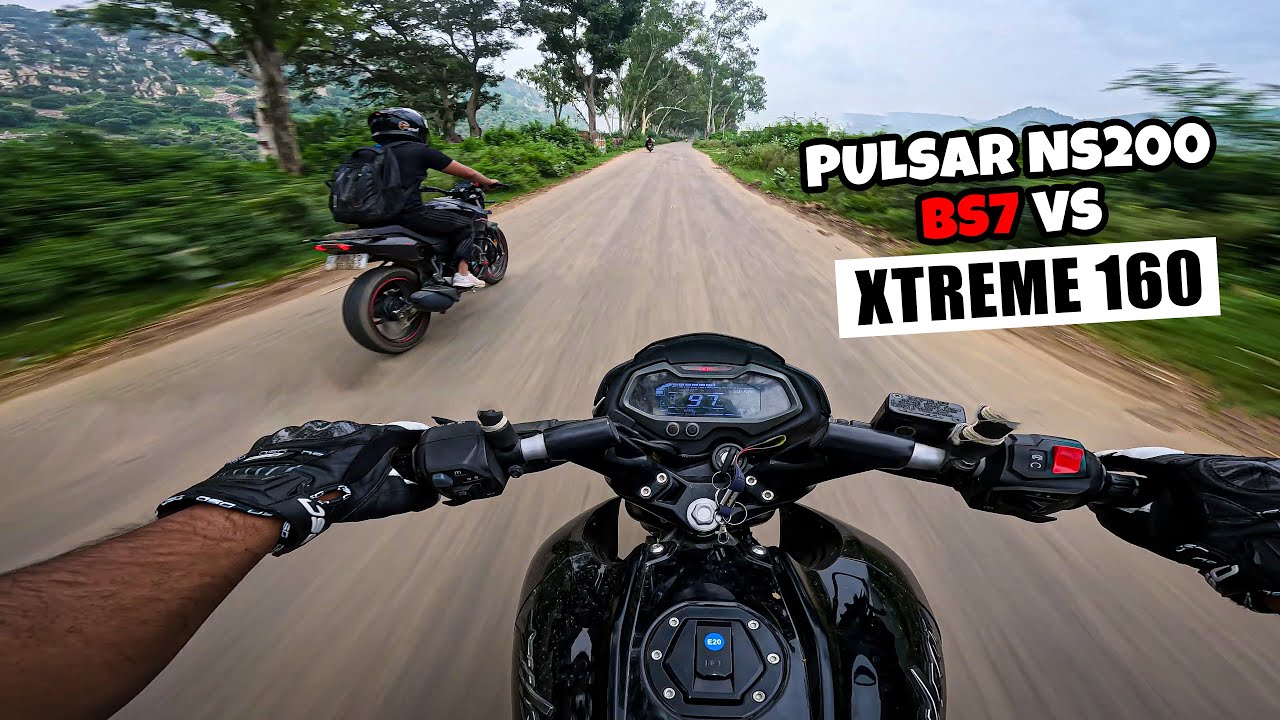 Xtreme 160R Tried to Race with Pulsar NS200 Bs7 | 4K Ride POV