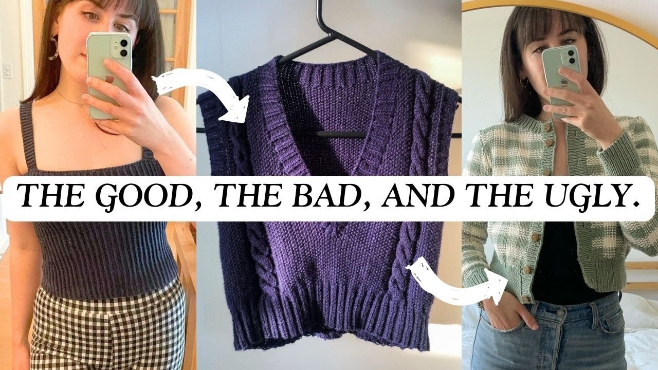 rating my first 6 knitting projects: what i loved, what i learned, & what i'd do differently