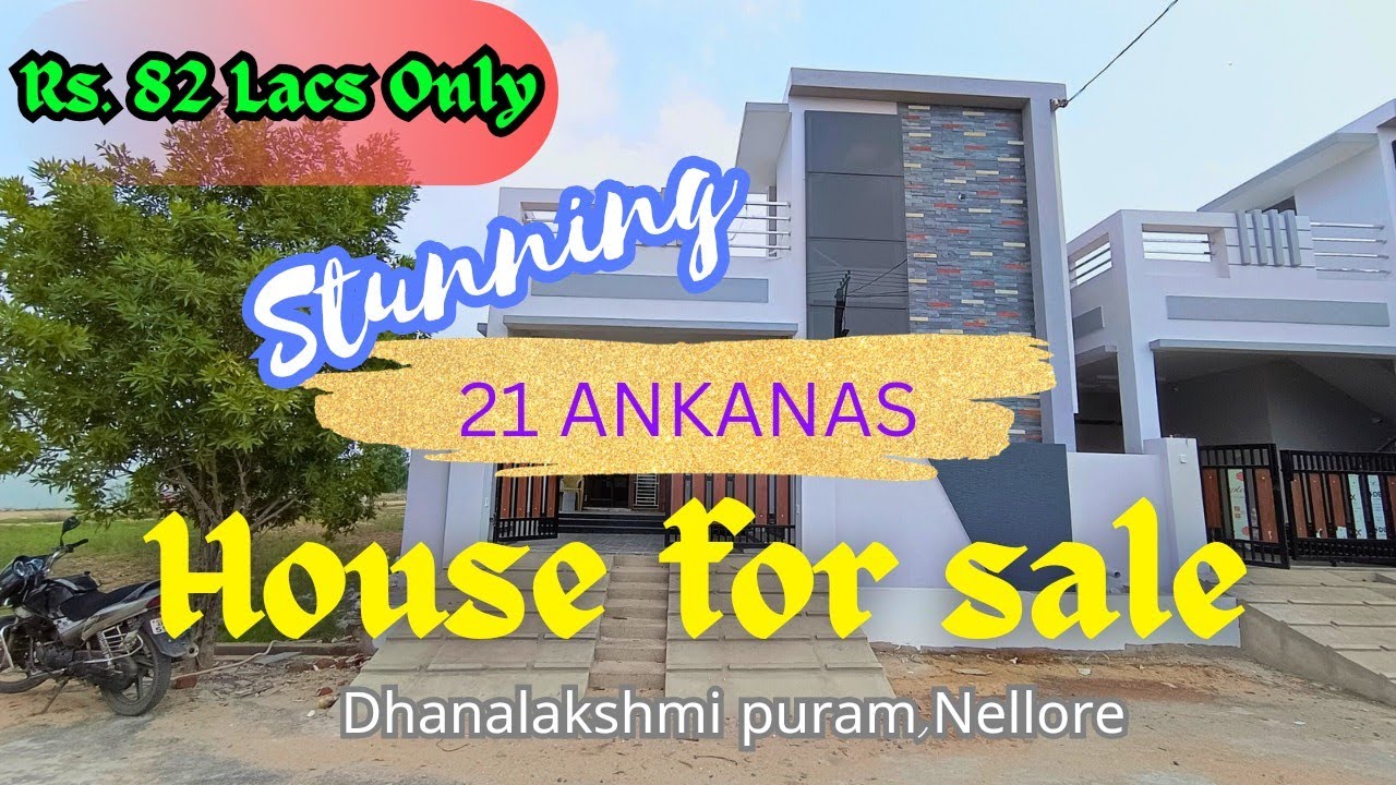 Stunning 21 Ankanas House for Sale in Dhanalakshmi Puram, Nellore | Must-See Property Tour!