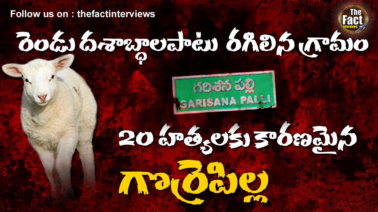 20 హత్యలకు కారణమైన గొర్రెపిల్ల ... 2 దశాభ్దాలపాటు రగిలిన గ్రామం | #garisenapalli @satyathefact355