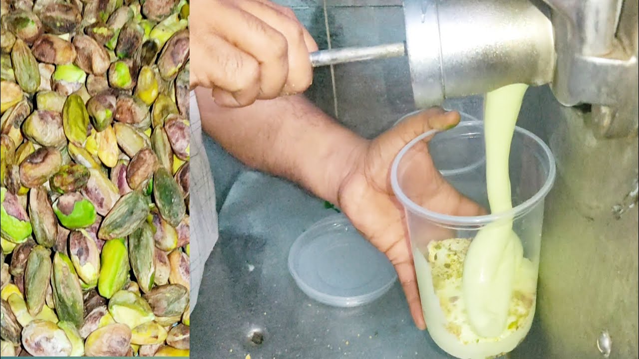 Commercial Kesar pista Ice Cream Recipe|Saffron and Pistachio Ice Cream Recipe|#KesarPistaicecream