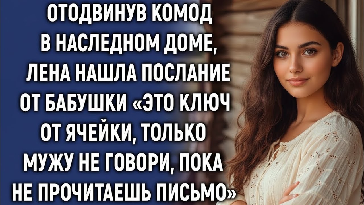 Отодвинув старый комод в унаследованном доме, Лена нашла тайное послание бабушки: «Только мужу 