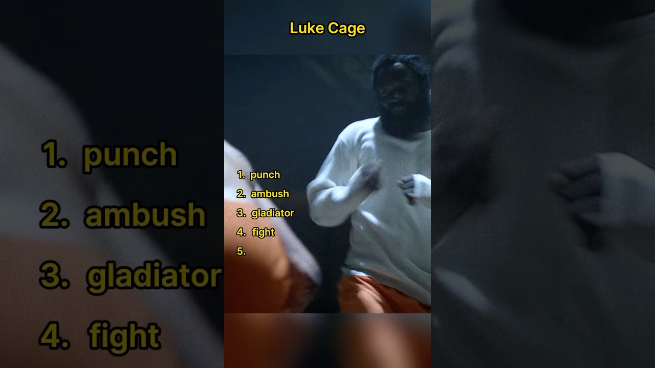 Trapped and Targeted! 🖤💥 Luke Cage Faces Prison Chaos #short #ActionThriller #highstakeschallenge