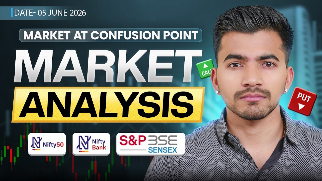 5 June Market Analysis | Nifty & Bank Nifty Prediction | Best Friday Trading Setup