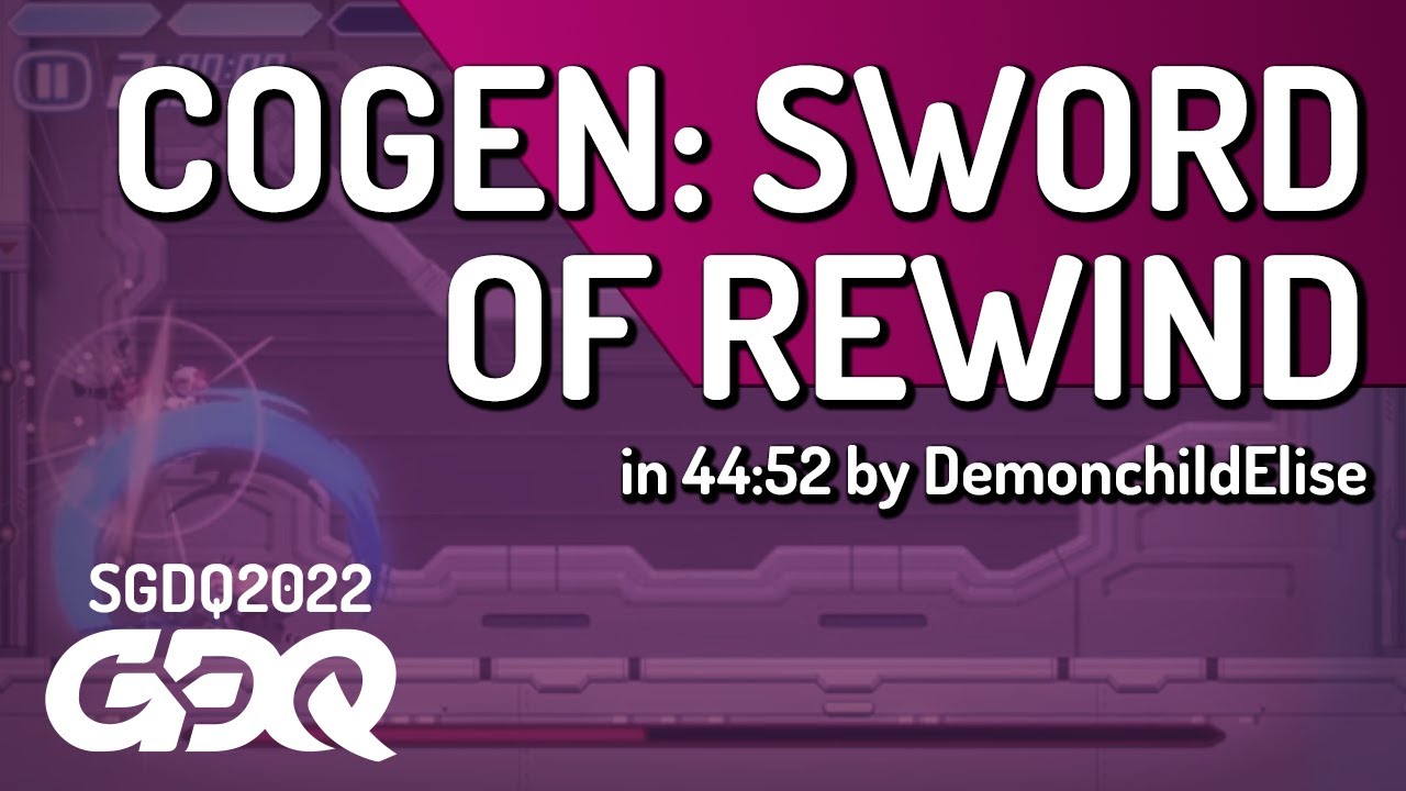 COGEN: SWORD OF REWIND by DemonchildElise in 44:52 - Summer Games Done Quick 2022