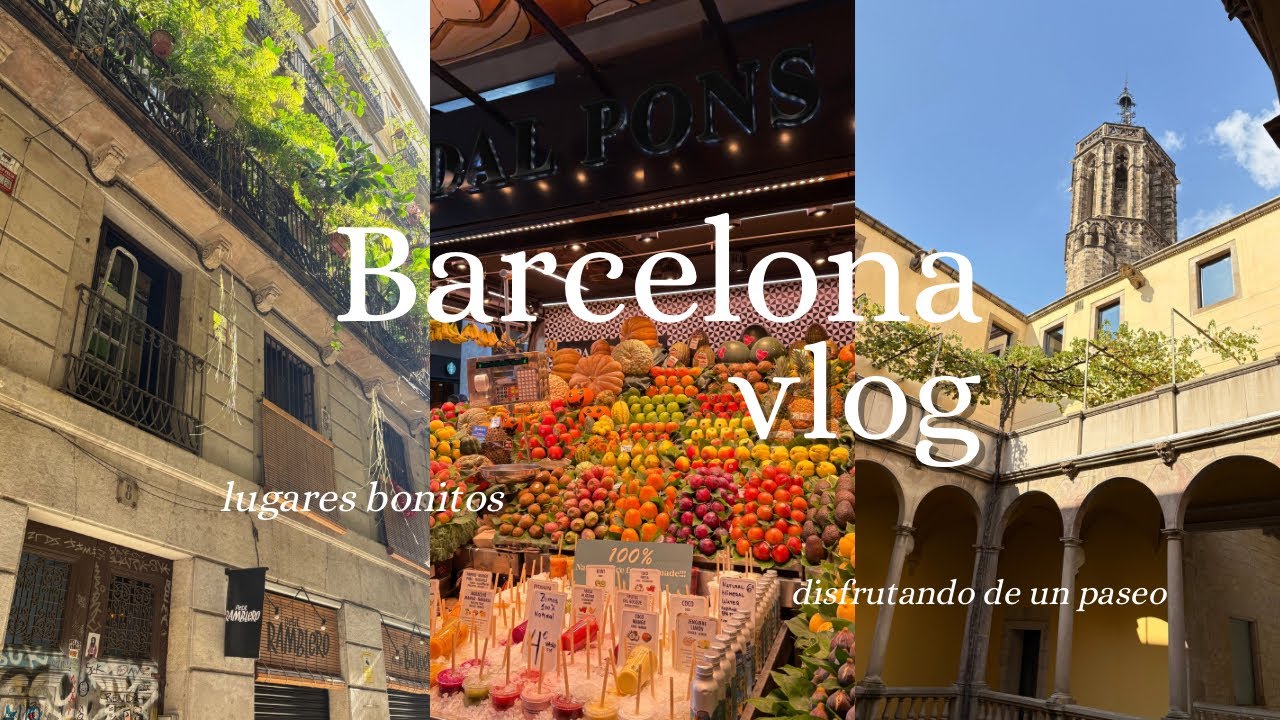 Barcelona vlog: caminando por Ciutat Vella 🌸