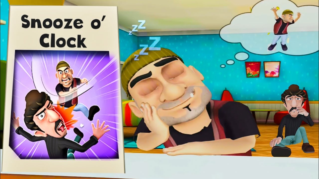 Scary Robber Home Clash- New Update Snooze O Clock New Level (Android/ios) Gameplay