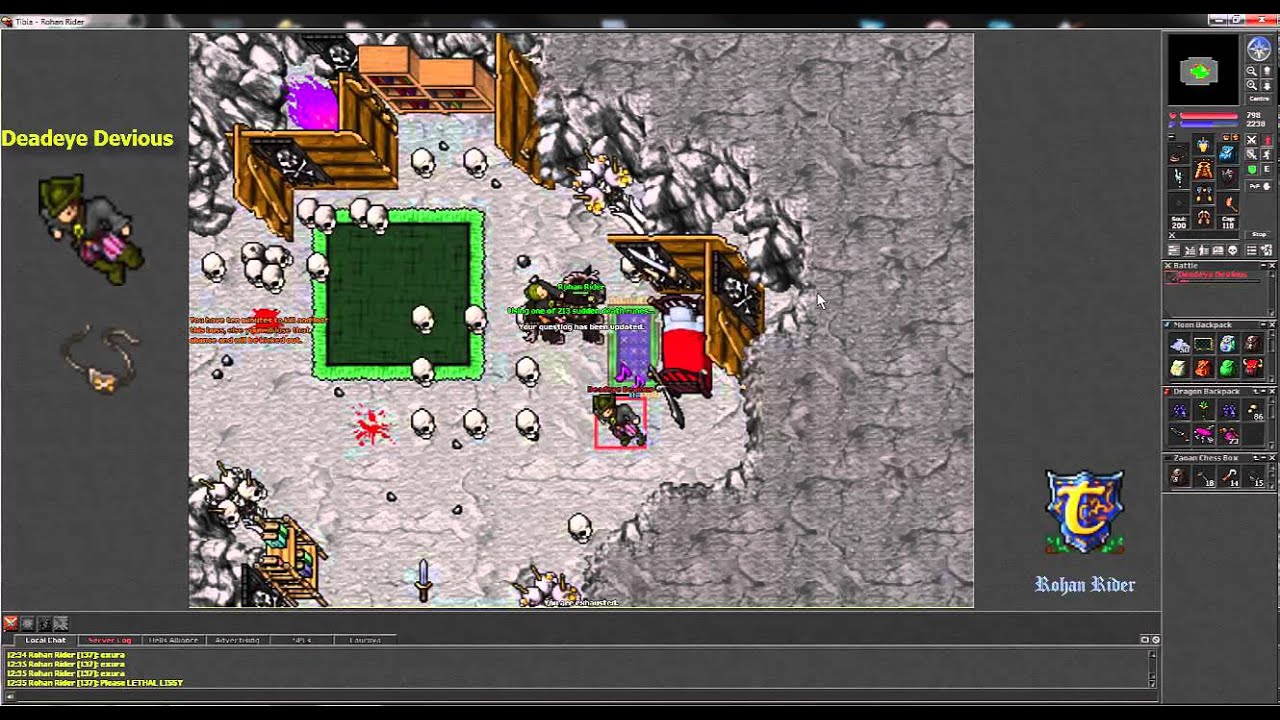 Deadeye Devious' Eye Patch. [Pirate Boss Tibia] (PT-BR)